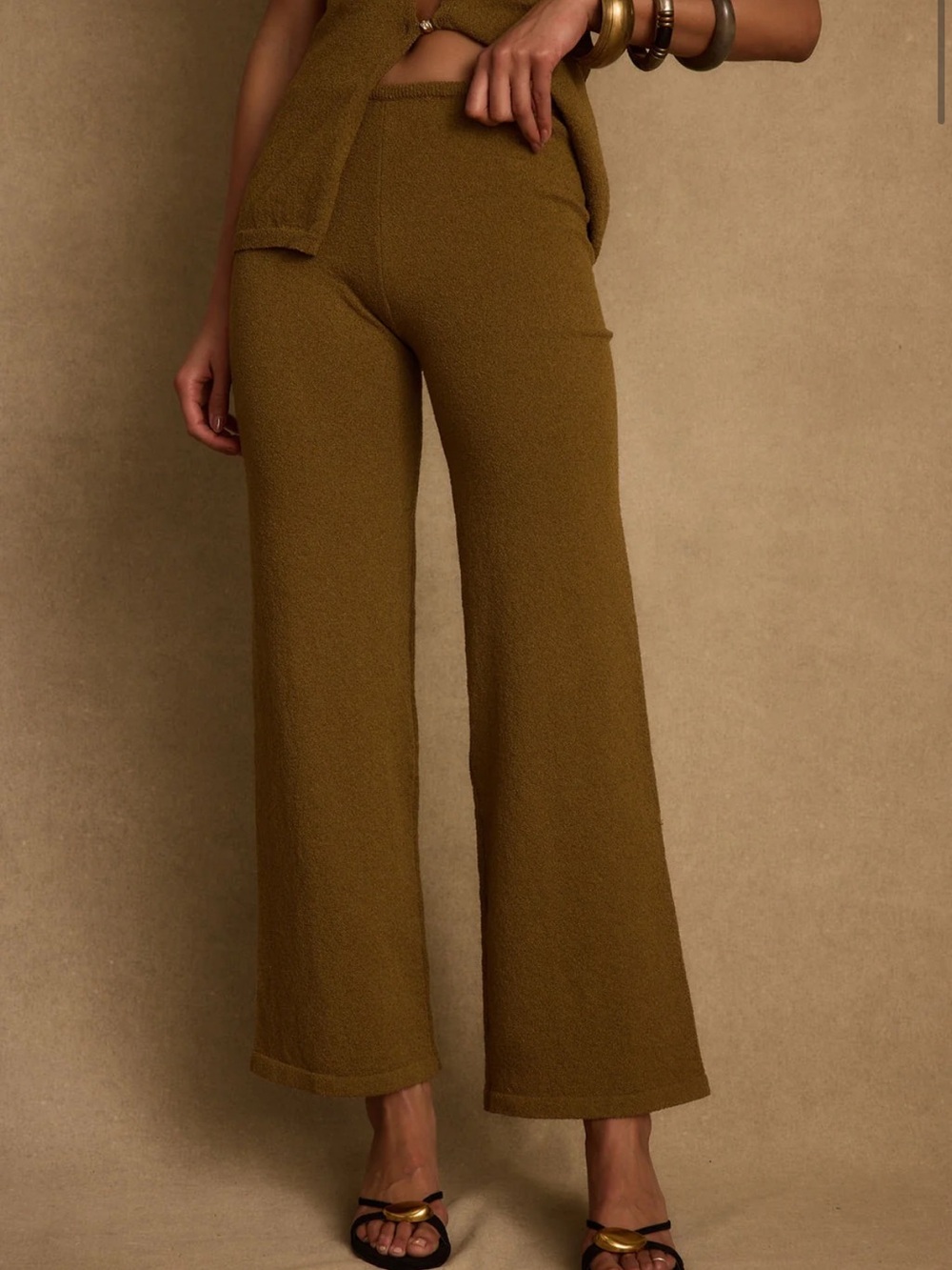 12th Tribe Cresta Moss Knit Pants - NWT